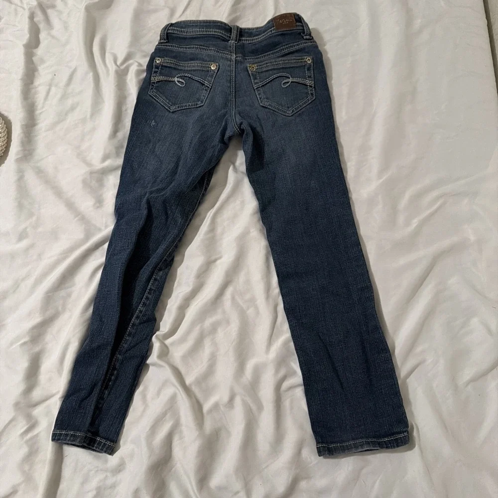 Justice Jeans Girls Size 7R Blue Jeans